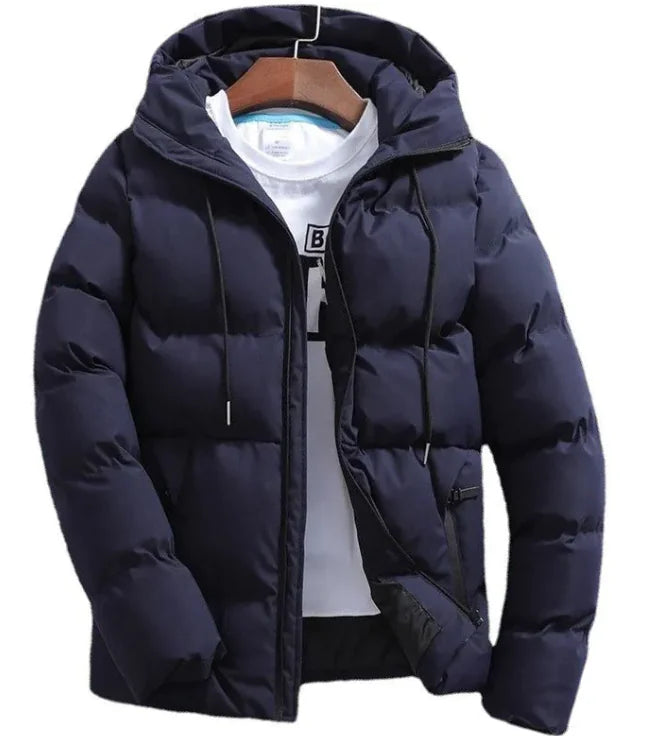 Men's Cotton Padded Hooded Jacket