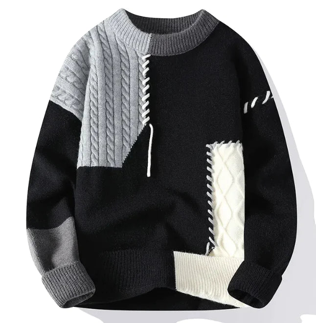 Men’s Colorblock Pullover Sweater