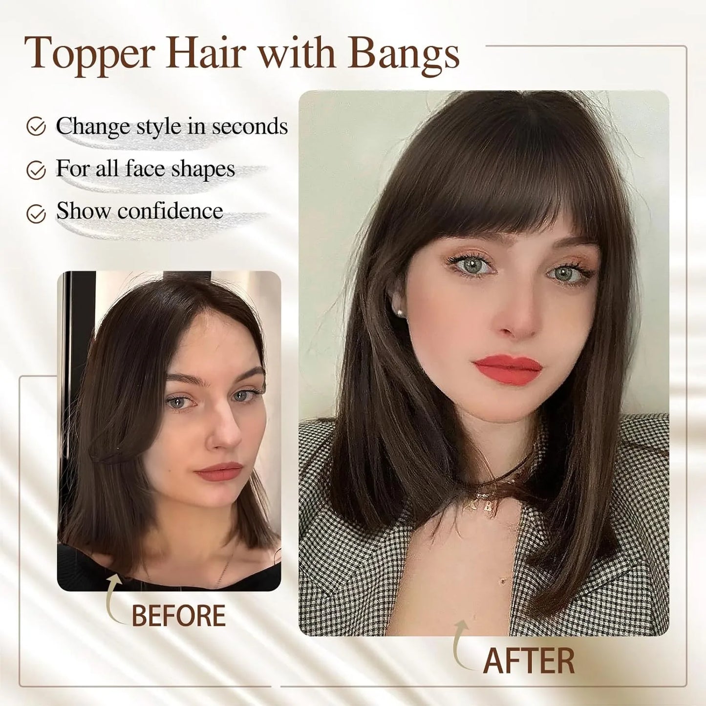 Hair Toppers Add Volume to Hair