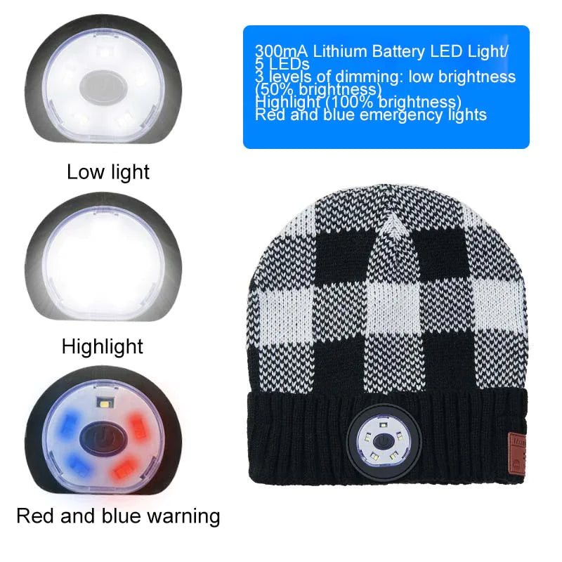 Bluetooth LED Light Cap